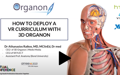 3D Organon at AMEE 2021 virtual medical conference