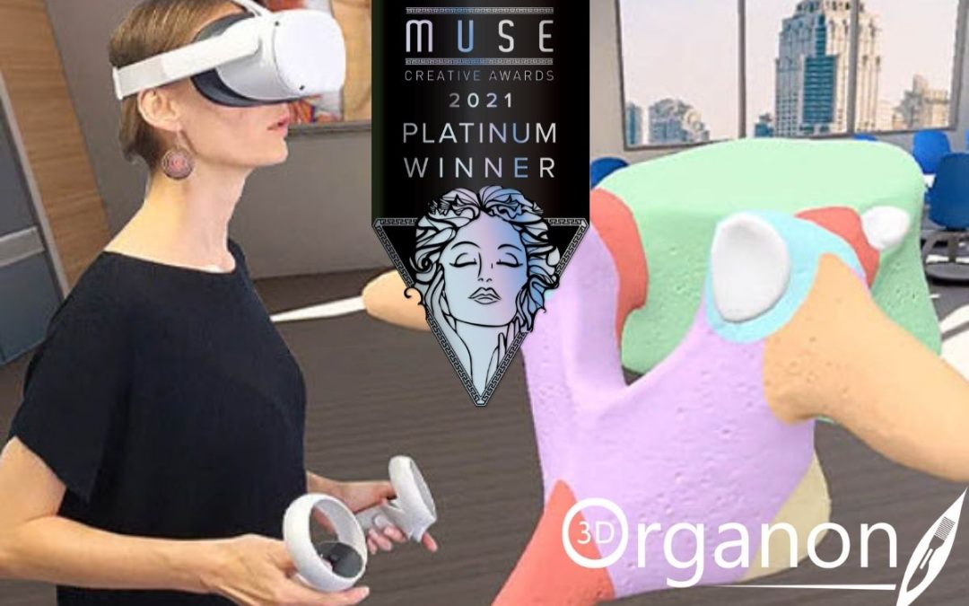 3D Organon is the Platinum winner of the 2021 MUSE AWARDS