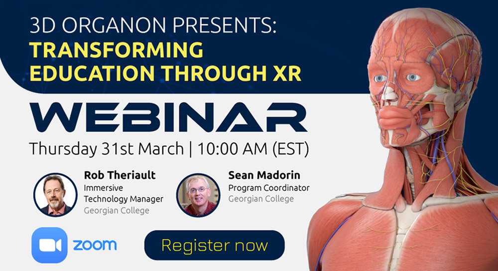 3D Organon Webinar: Transforming education through XR