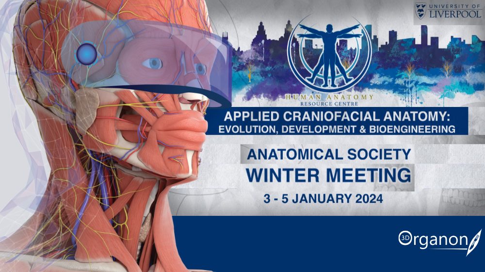 3D Organon at Anatomical Society Winter Meeting 2024