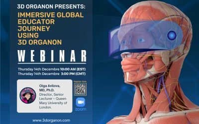 Watch now the 3D Organon Webinar: “Immersive Global Educator Journey using 3D Organon”