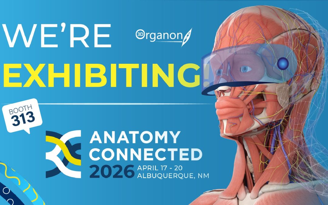 3D Organon will be attending Anatomy Connected (AAA) 2026, taking place in Albuquerque, New Mexico, April 17–20.